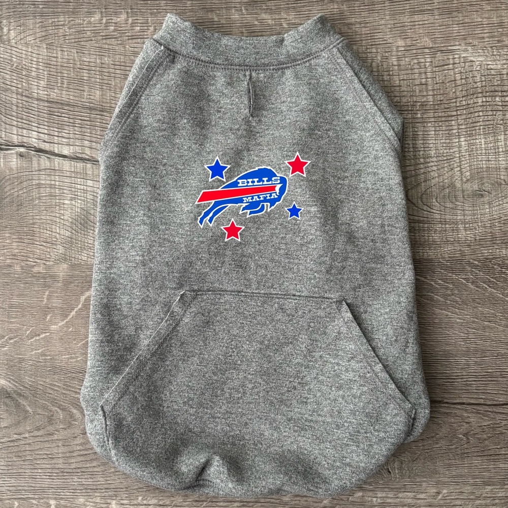 ❤️🦬💙 Buffalo BIlls Dog Sweatshirt NWT